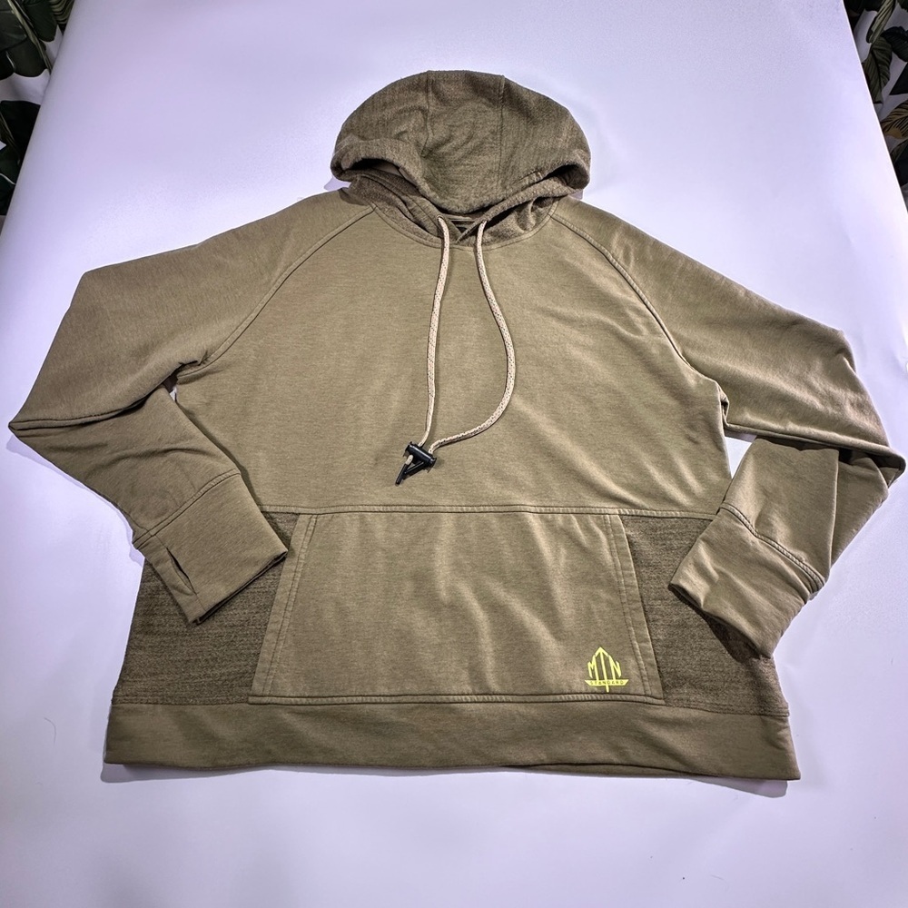 Mountain Standard hoodie outdoor pullover french terry utility olive XL - Picture 2 of 12